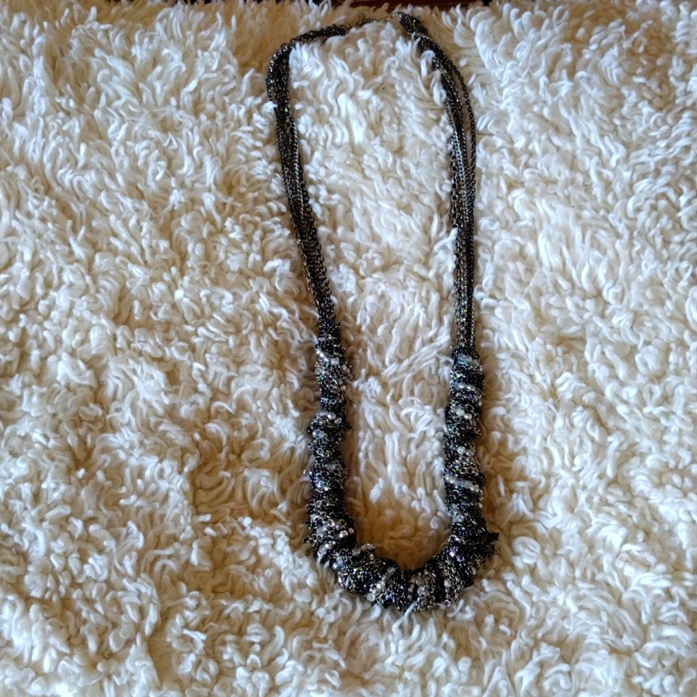 Beautiful 😍 Black/Silver Chain Necklace